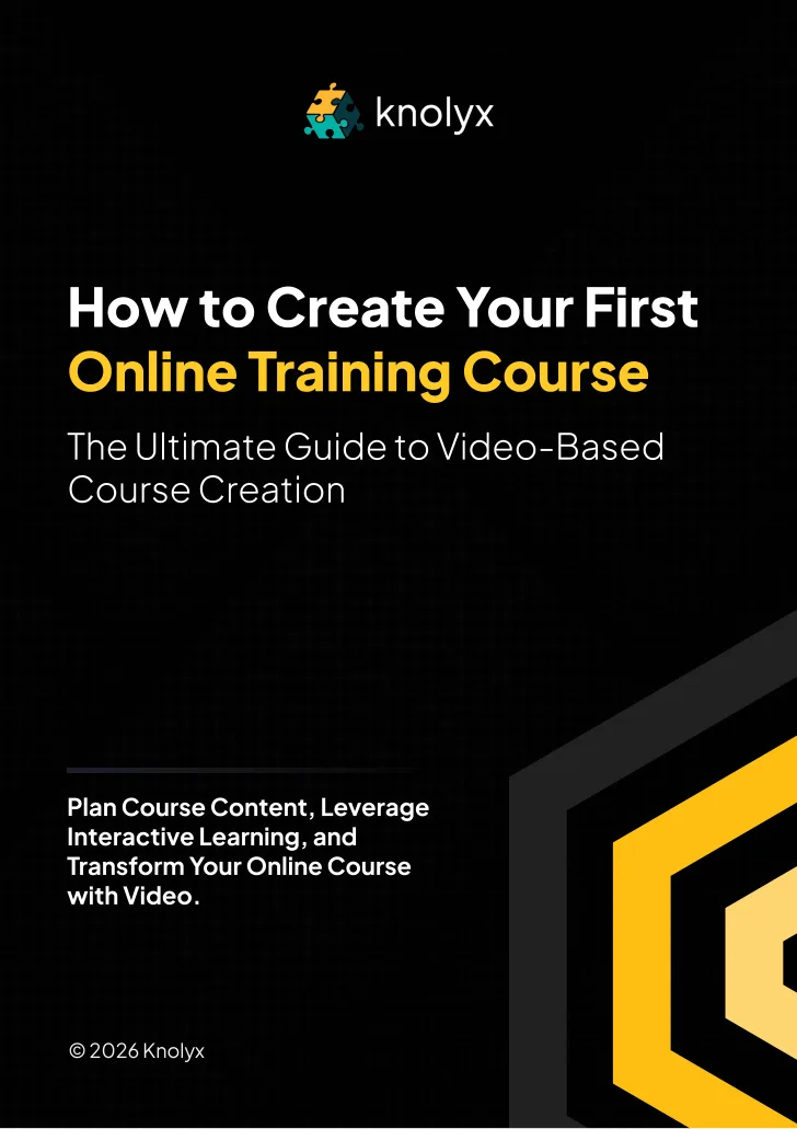 Cover of the Knolyx Course Creation Handbook