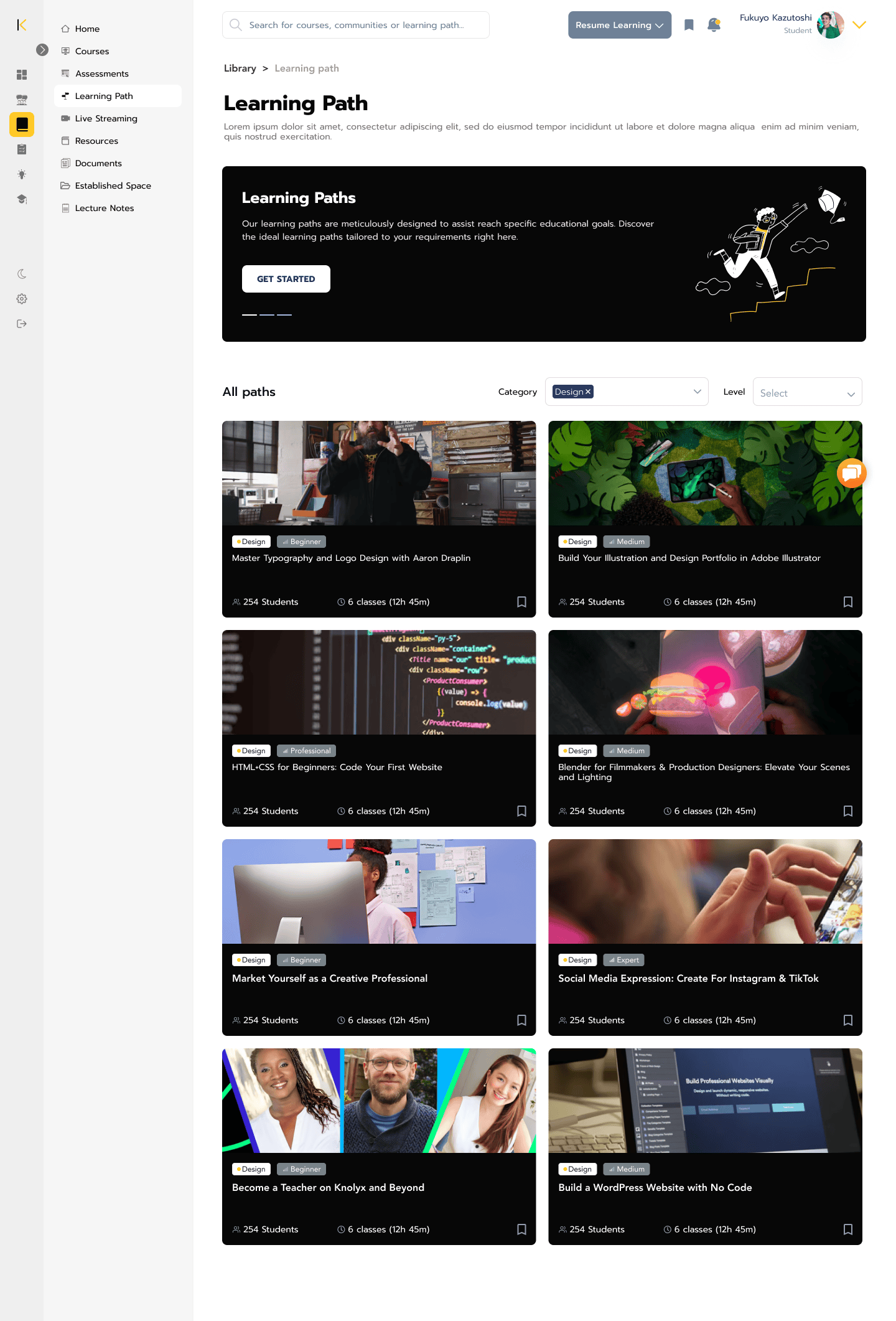 Knolyx Learning path