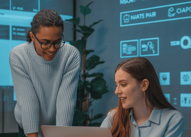new employee being onboarded using a digital platform