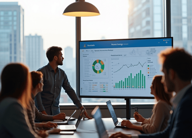 real estate professionals in a meeting room