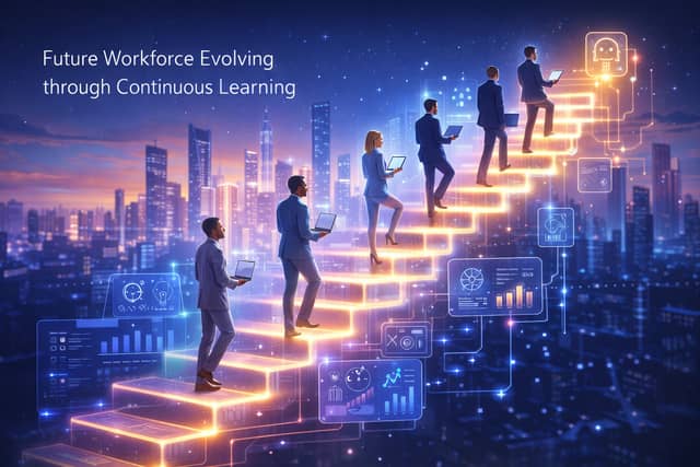employee growth futuristic